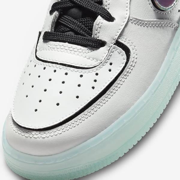 Αθλητικά Παπούτσια Nike Air Force 1-1 Older παιδικα ασπρα μαυρα κοκκινα Πολύχρωμο | NK684PTQ