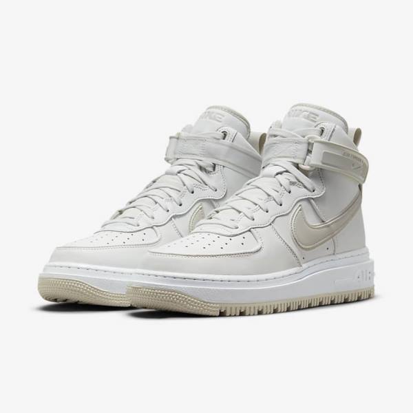 Αθλητικά Παπούτσια Nike Air Force 1 Boot ανδρικα ασπρα ανοιχτο Μπεζ | NK297UWC