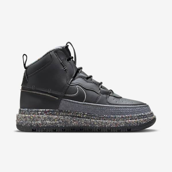 Αθλητικά Παπούτσια Nike Air Force 1 Boot ανδρικα σκούρο γκρι μαυρα | NK750USD