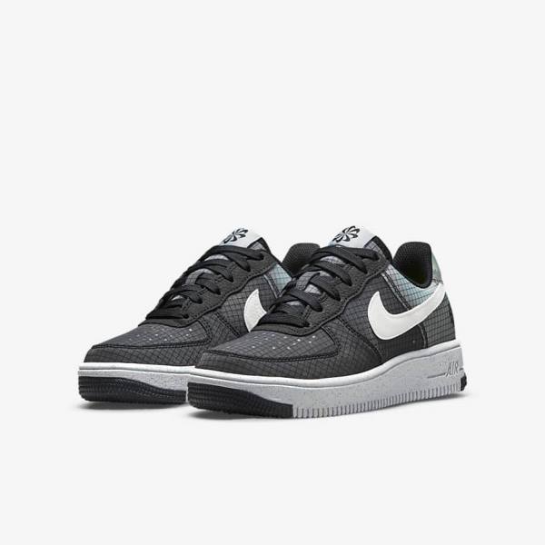 Αθλητικά Παπούτσια Nike Air Force 1 Crater Older παιδικα μαυρα ασπρα | NK532NIW