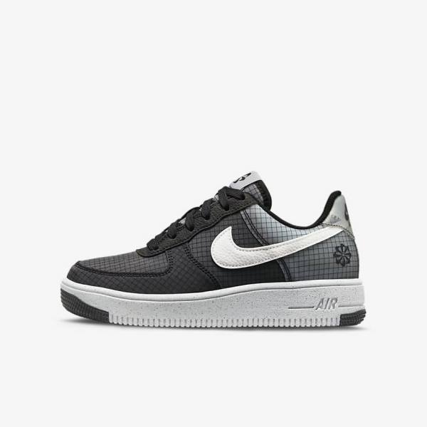 Αθλητικά Παπούτσια Nike Air Force 1 Crater Older παιδικα μαυρα ασπρα | NK532NIW