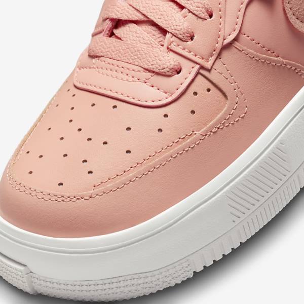 Αθλητικά Παπούτσια Nike Air Force 1 Fontanka γυναικεια ασπρα κοκκινα ροζ ανοιχτο | NK302LRE