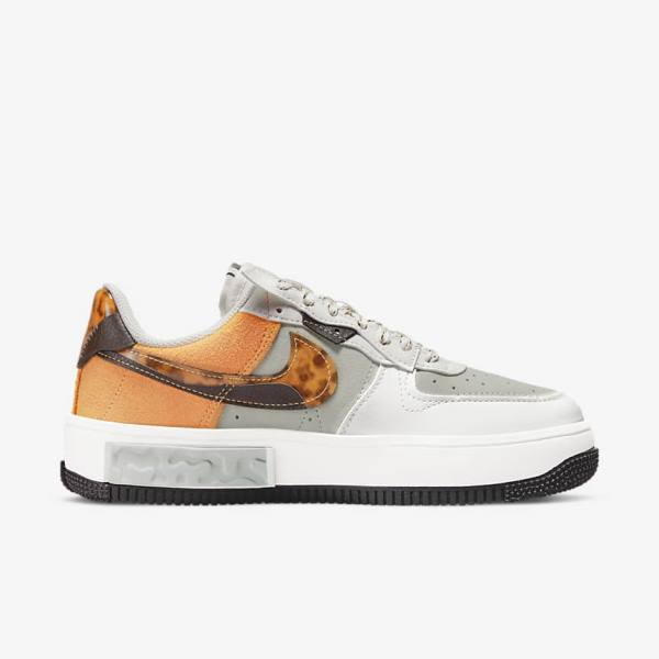 Αθλητικά Παπούτσια Nike Air Force 1 Fontanka γυναικεια καφε ανοιχτο Μπεζ κίτρινα | NK631GSA