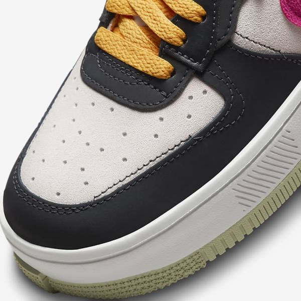 Αθλητικά Παπούτσια Nike Air Force 1 Fontanka γυναικεια ασπρα μωβ ροζ | NK640BNH