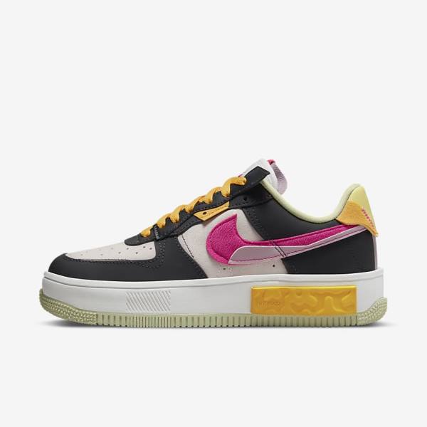 Αθλητικά Παπούτσια Nike Air Force 1 Fontanka γυναικεια ασπρα μωβ ροζ | NK640BNH