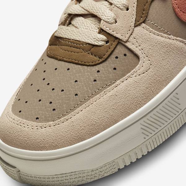 Αθλητικά Παπούτσια Nike Air Force 1 Fontanka γυναικεια μπορντο Χακί | NK746BTR