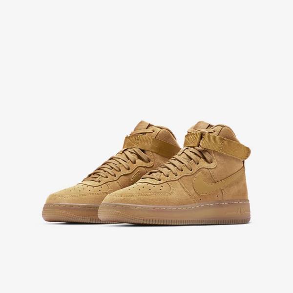 Αθλητικά Παπούτσια Nike Air Force 1 High LV8 3 Older παιδικα καφε ανοιχτο καφε | NK453XRV