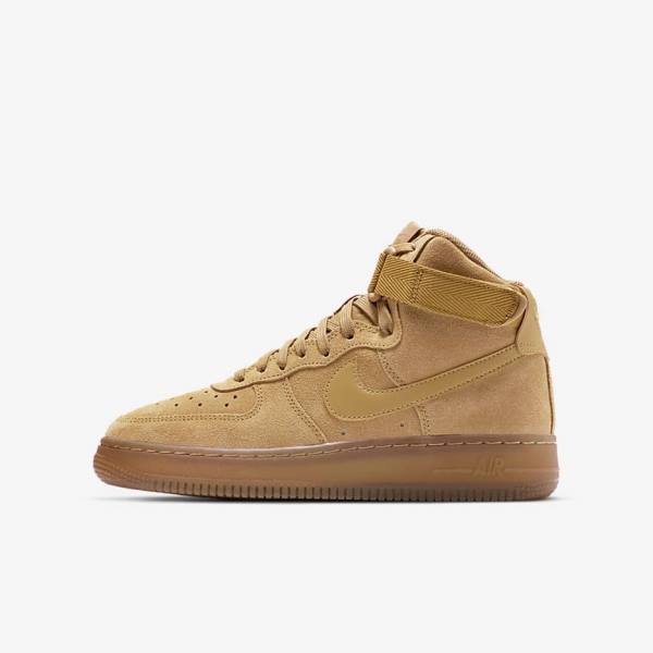 Αθλητικά Παπούτσια Nike Air Force 1 High LV8 3 Older παιδικα καφε ανοιχτο καφε | NK453XRV