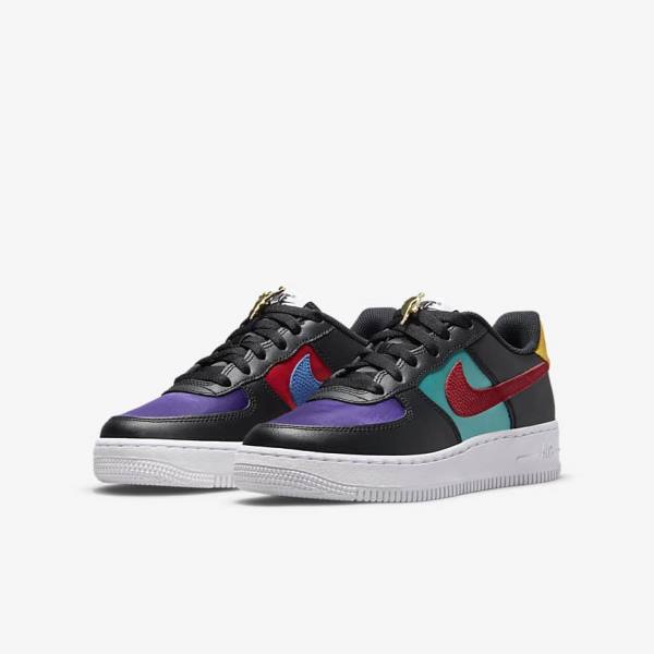 Αθλητικά Παπούτσια Nike Air Force 1 LV8 EMB Older παιδικα μαυρα τυρκουάζ μωβ κοκκινα | NK063RXI