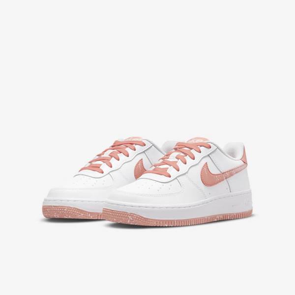 Αθλητικά Παπούτσια Nike Air Force 1 LV8 Older παιδικα ασπρα ανοιχτο | NK126IDG