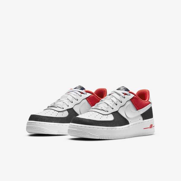 Αθλητικά Παπούτσια Nike Air Force 1 LV8 Older παιδικα ασπρα σκουρο μπλε κοκκινα ασπρα | NK472OKX