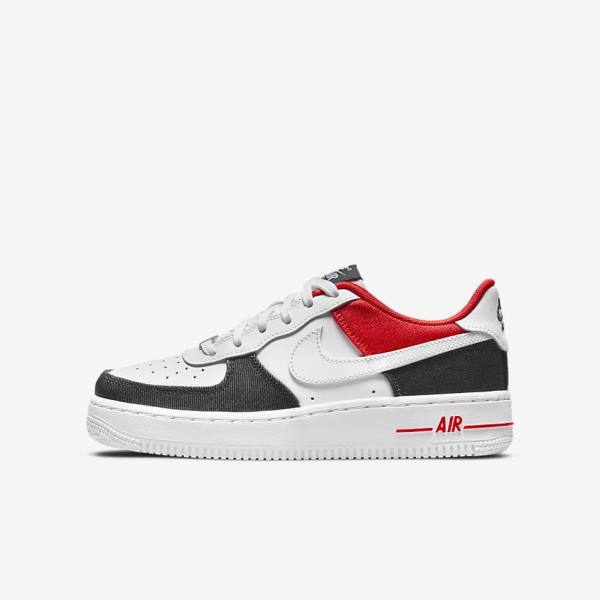 Αθλητικά Παπούτσια Nike Air Force 1 LV8 Older παιδικα ασπρα σκουρο μπλε κοκκινα ασπρα | NK472OKX