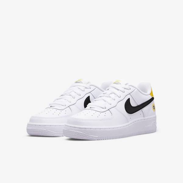 Αθλητικά Παπούτσια Nike Air Force 1 LV8 Older παιδικα ασπρα μαυρα | NK501HDV