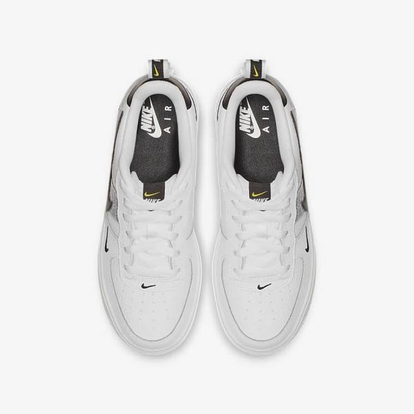 Αθλητικά Παπούτσια Nike Air Force 1 LV8 Utility Older παιδικα ασπρα μαυρα κίτρινα ασπρα | NK679HNR