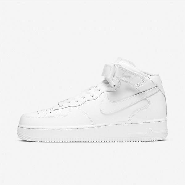 Αθλητικά Παπούτσια Nike Air Force 1 Mid 07 ανδρικα ασπρα | NK027DWP