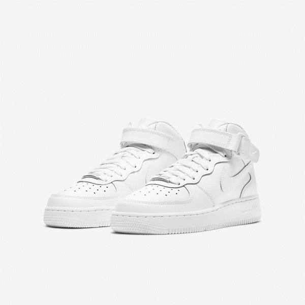 Αθλητικά Παπούτσια Nike Air Force 1 Mid LE Older παιδικα ασπρα | NK089IPJ