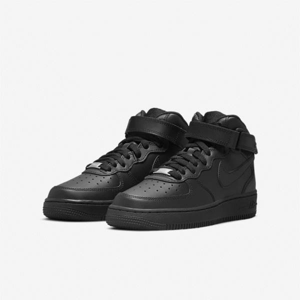 Αθλητικά Παπούτσια Nike Air Force 1 Mid LE Older παιδικα μαυρα | NK267FYD