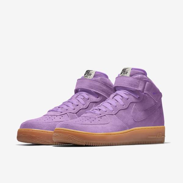 Αθλητικά Παπούτσια Nike Air Force 1 Mid By You Custom γυναικεια Πολύχρωμο | NK639LUY