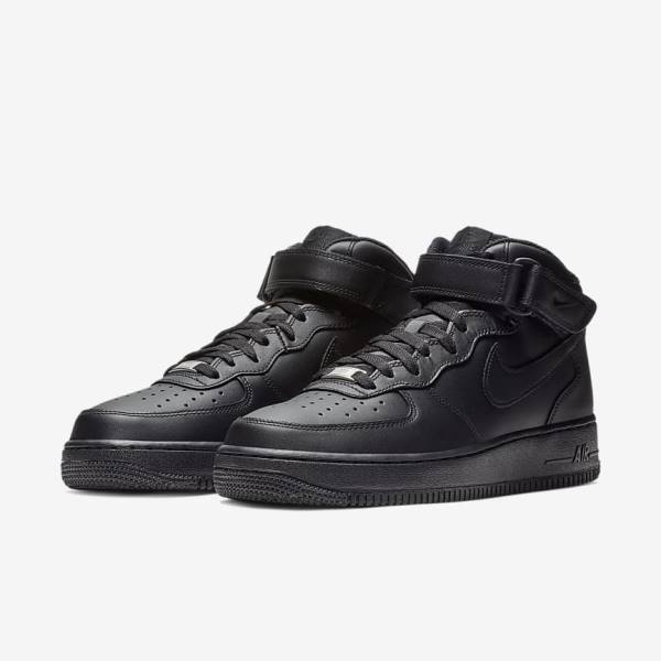 Αθλητικά Παπούτσια Nike Air Force 1 Mid 07 ανδρικα μαυρα | NK691YPS