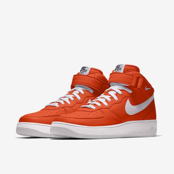 Αθλητικά Παπούτσια Nike Air Force 1 Mid By You Custom γυναικεια Πολύχρωμο | NK956MOJ