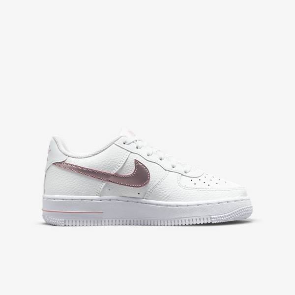 Αθλητικά Παπούτσια Nike Air Force 1 Older παιδικα ασπρα ροζ | NK375RTZ