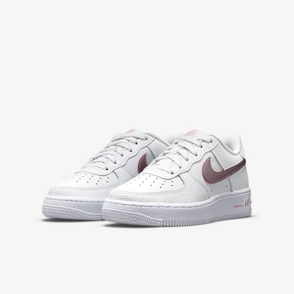 Αθλητικά Παπούτσια Nike Air Force 1 Older παιδικα ασπρα ροζ | NK375RTZ