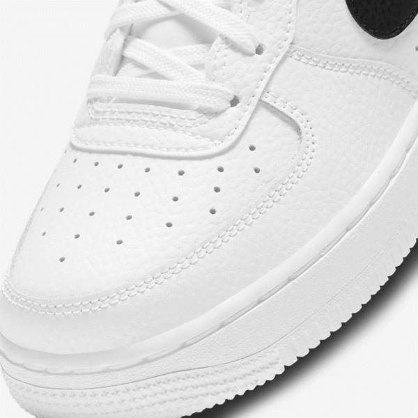 Αθλητικά Παπούτσια Nike Air Force 1 Older παιδικα ασπρα μαυρα | NK874HPZ