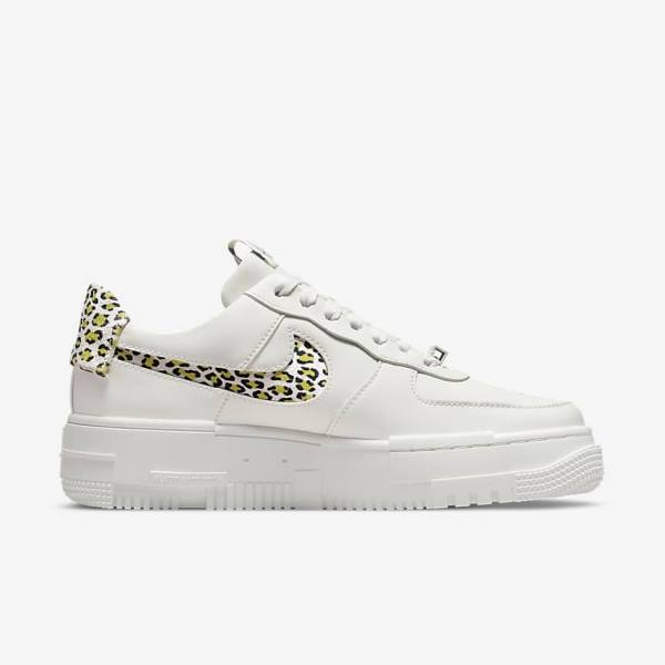 Αθλητικά Παπούτσια Nike Air Force 1 Pixel SE γυναικεια ανοιχτο λεμόνι μαυρα | NK206YQZ