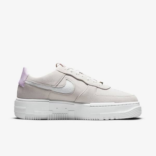 Αθλητικά Παπούτσια Nike Air Force 1 Pixel γυναικεια ασπρα ανοιχτο Μπεζ ροζ | NK340FVU