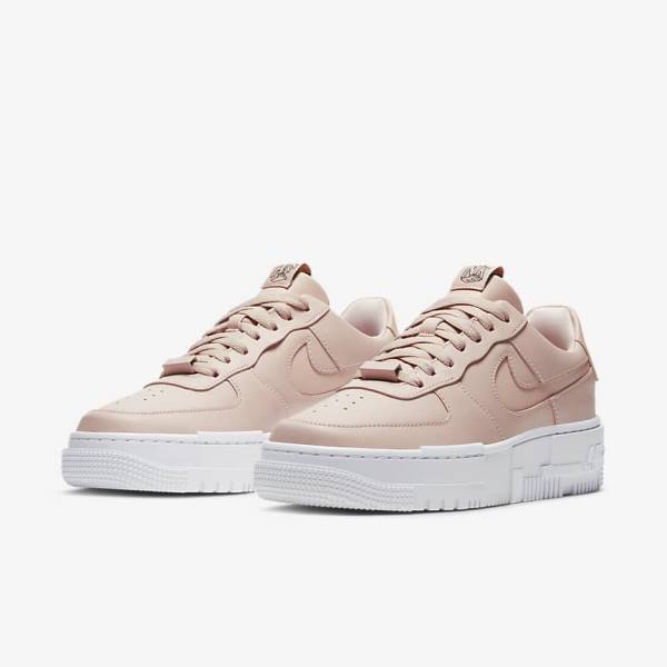 Αθλητικά Παπούτσια Nike Air Force 1 Pixel γυναικεια Μπεζ μαυρα ασπρα | NK436DJK