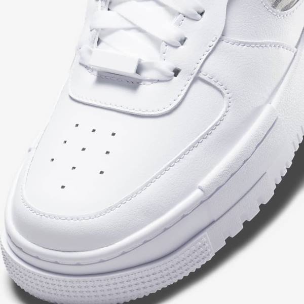 Αθλητικά Παπούτσια Nike Air Force 1 Pixel SE γυναικεια ασπρα γκρι ασπρα | NK761HTV