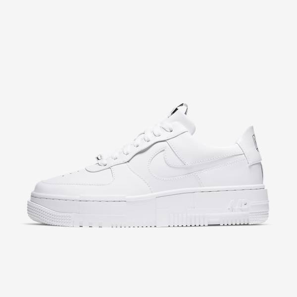 Αθλητικά Παπούτσια Nike Air Force 1 Pixel γυναικεια ασπρα μαυρα ασπρα | NK874BFD