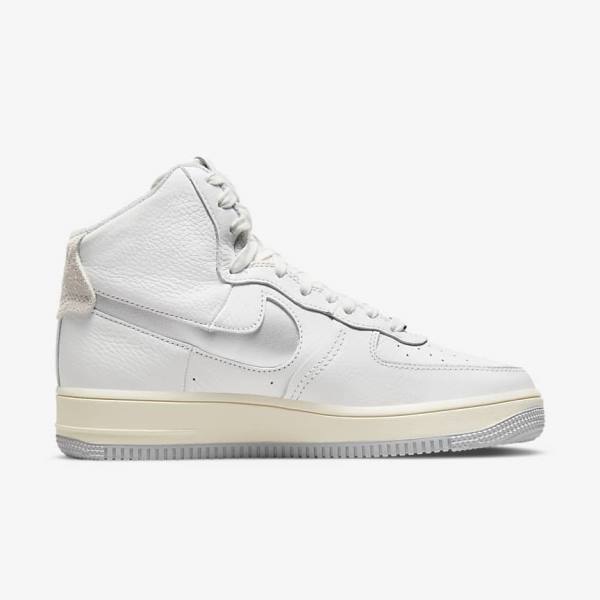 Αθλητικά Παπούτσια Nike Air Force 1 Sculpt γυναικεια ασπρα ασημι | NK079LIZ