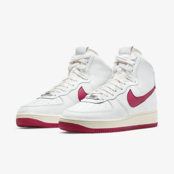 Αθλητικά Παπούτσια Nike Air Force 1 Sculpt γυναικεια ασπρα κοκκινα | NK368UNQ