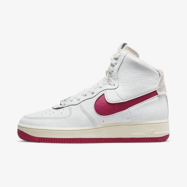 Αθλητικά Παπούτσια Nike Air Force 1 Sculpt γυναικεια ασπρα κοκκινα | NK368UNQ