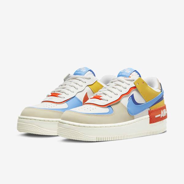 Αθλητικά Παπούτσια Nike Air Force 1 Shadow γυναικεια μπλε ρουά πορτοκαλι μπλε | NK087BEM