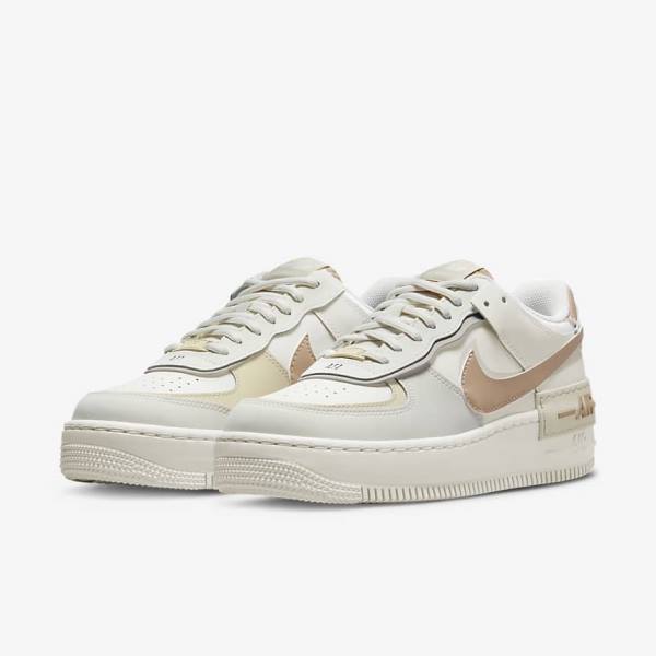 Αθλητικά Παπούτσια Nike Air Force 1 Shadow γυναικεια Χακί ανοιχτο Μπεζ | NK261MAR