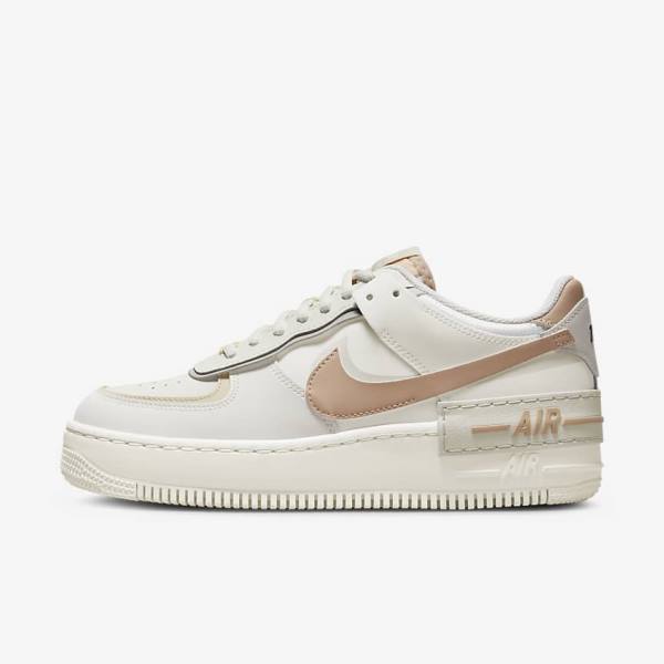 Αθλητικά Παπούτσια Nike Air Force 1 Shadow γυναικεια Χακί ανοιχτο Μπεζ | NK261MAR