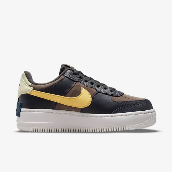 Αθλητικά Παπούτσια Nike Air Force 1 Shadow γυναικεια πρασινο ασπρα χρυσο χρωμα | NK561BXQ