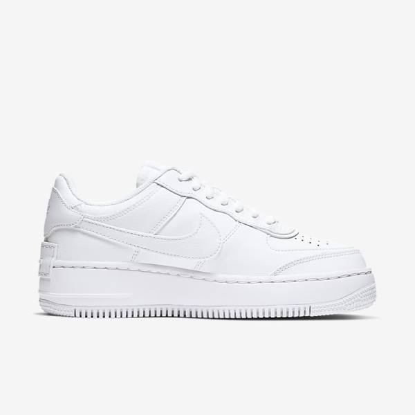 Αθλητικά Παπούτσια Nike Air Force 1 Shadow γυναικεια ασπρα | NK605TPW