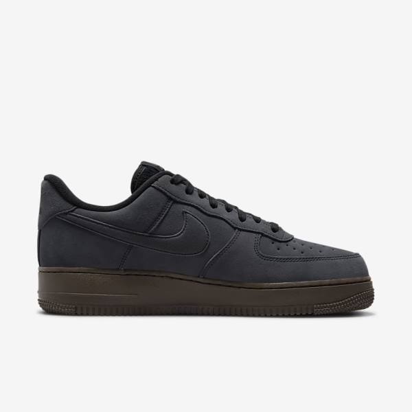 Αθλητικά Παπούτσια Nike Air Force 1 ανδρικα ασπρα σκούρο σοκολάτα | NK591DQX