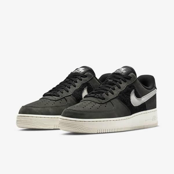 Αθλητικά Παπούτσια Nike Air Force 1 γυναικεια μαυρα ανοιχτο Μπεζ | NK718REW