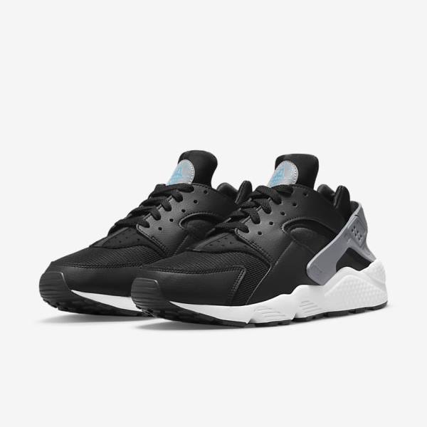 Αθλητικά Παπούτσια Nike Air Huarache J22 ανδρικα μαυρα γκρι ασπρα | NK284PBJ