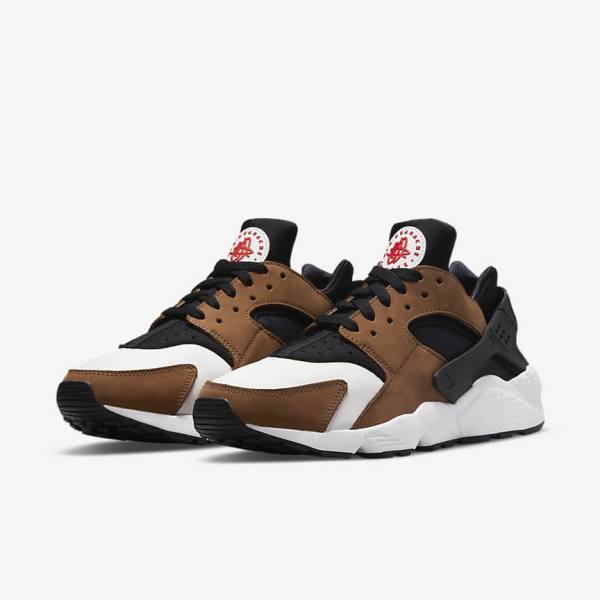 Αθλητικά Παπούτσια Nike Air Huarache LE ανδρικα μαυρα ασπρα κοκκινα | NK372XSF