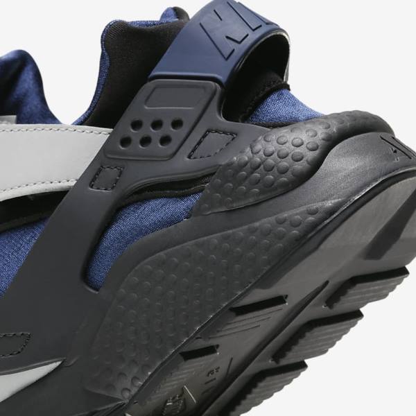 Αθλητικά Παπούτσια Nike Air Huarache LE ανδρικα γκρι μαυρα σκουρο μπλε | NK629YEM