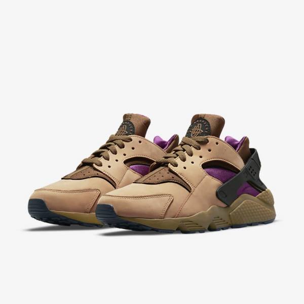 Αθλητικά Παπούτσια Nike Air Huarache LE ανδρικα μαυρα καφε | NK705LRJ