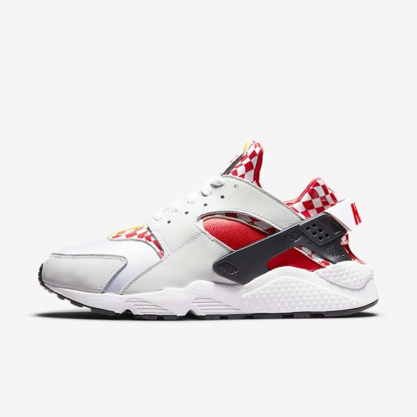 Αθλητικά Παπούτσια Nike Air Huarache Premium Liverpool F.C. ανδρικα ασπρα κίτρινα κοκκινα | NK507ALM