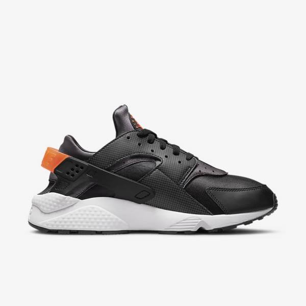 Αθλητικά Παπούτσια Nike Air Huarache ανδρικα μαυρα πορτοκαλι γκρι ασπρα | NK027VJI