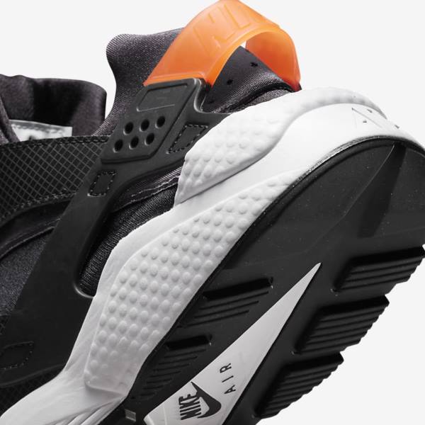 Αθλητικά Παπούτσια Nike Air Huarache ανδρικα μαυρα πορτοκαλι γκρι ασπρα | NK027VJI