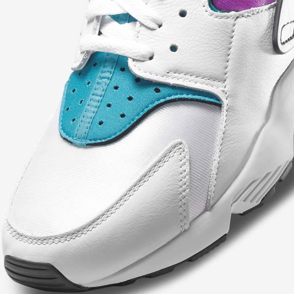 Αθλητικά Παπούτσια Nike Air Huarache ανδρικα ασπρα μαυρα | NK230BDN